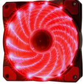 COOLER FAN 15 LEDS VERMELHO