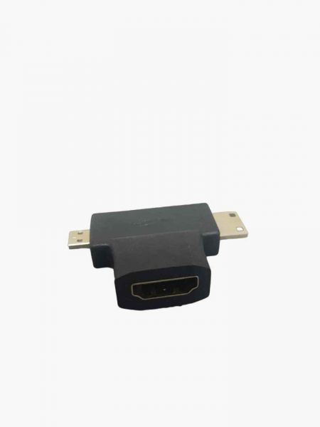 ADAPTADOR MINI HDMI + MICRO HDMI + HDMI FEMEa