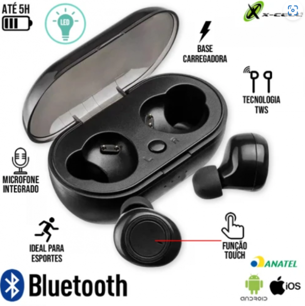 Fone Bluetooth 5.3 Tws X-cell Xc-bth-26