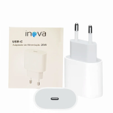 CARREGADOR FONTE USB-C 20W INOVA