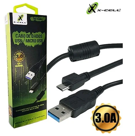 CABO MICRO USB PARA PLAYSTATION 4
