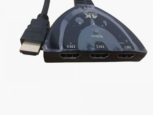 HUB SWITCH HDMI COM 3 ENTRADAS E 1 SAÍDA